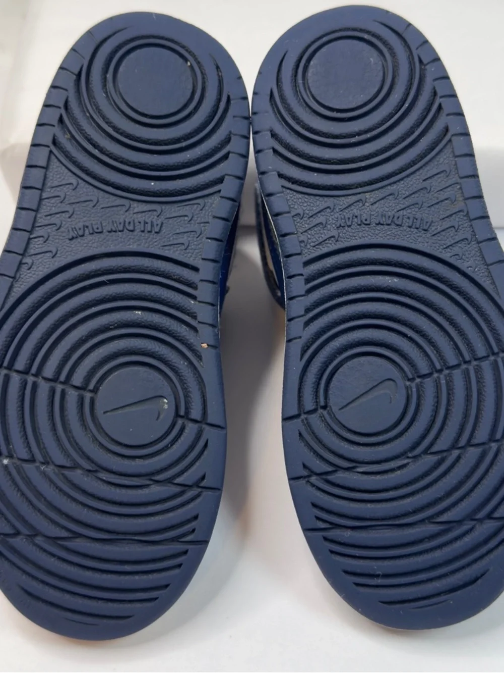 Nike CD7784-107 Boys High Top Sneakers Blue White Lace Up US 10C